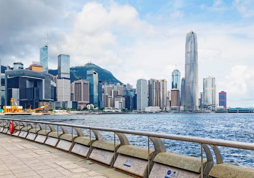 hong kong landmark place at day