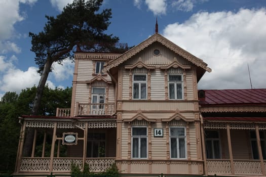 The smal town of Druskininkai in the south of Vilnius and the Baltic State of Lithuania