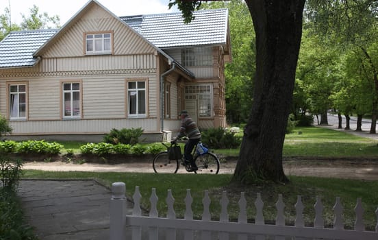 The smal town of Druskininkai in the south of Vilnius and the Baltic State of Lithuania