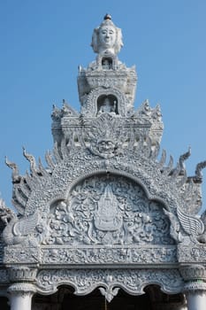 Temple Wat Mingmuang,sight in the city of Nan in Thailand