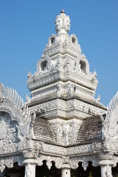 Temple Wat Mingmuang,sight in the city of Nan in Thailand