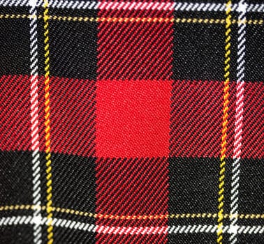 plaid fabric red scottish design