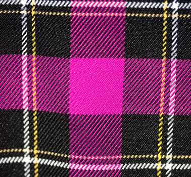 plaid fabric pink scottish design