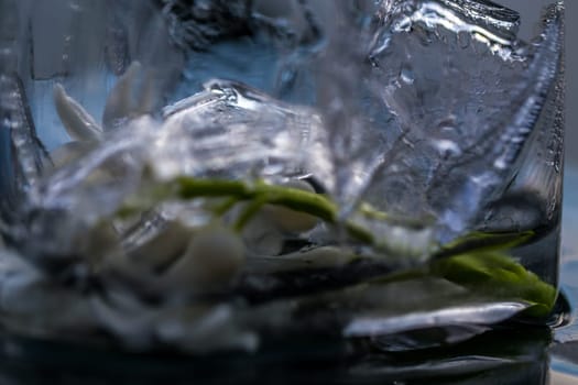 flowers in ice