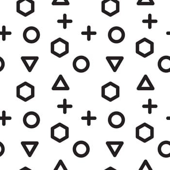 Vector geometric seamless pattern. Universal Repeating abstract circles figure in black white. Modern halftone circle design, pointillism