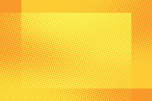 Orange frame pop art retro background. comic book vector illustration