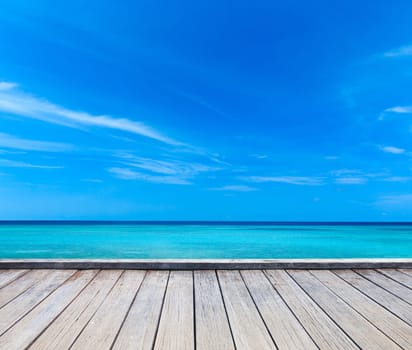 blue sky background with tiny clouds..