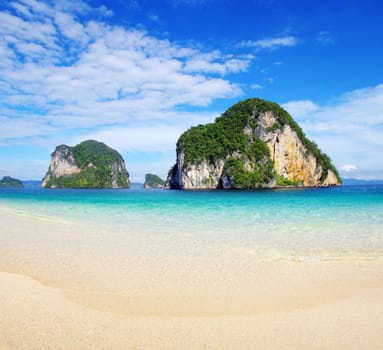 rocks and sea in Krabi Thsiland