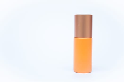 Cosmetic bottle isolated on white background, stock photo