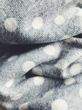 Textile fabric background. Ð¡asual simple everyday dotted polka clothers