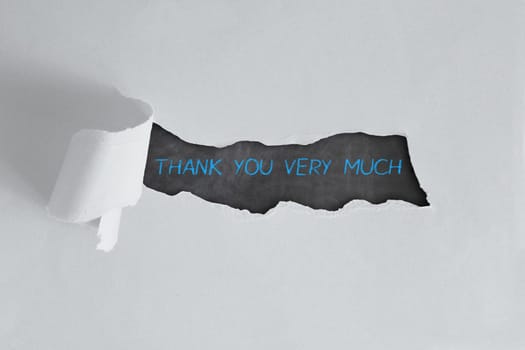 Chalkboard Background with Thank You