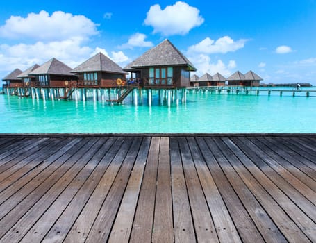 beautiful beach and tropical sea