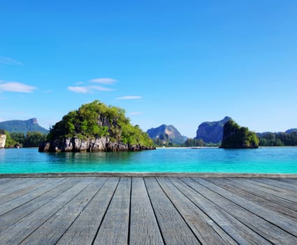 Exotic landscape in Thailand, Krabi