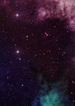 Star field in space a nebulae and a gas congestion. Elements of this image furnished by NASA .