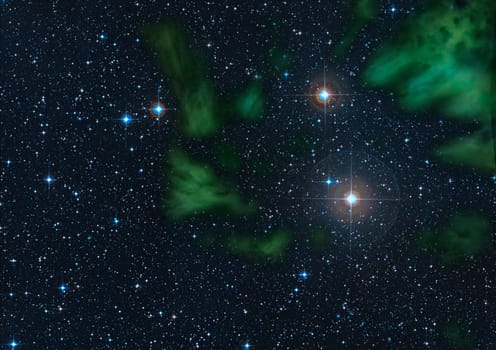 Small part of an infinite star field of space in the Universe. "Elements of this image furnished by NASA""."