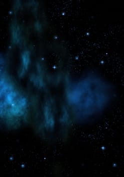 Small part of an infinite star field of space in the Universe. Elements of this image furnished by NASA .