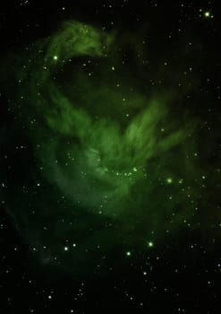 Star field in space a nebulae and a gas congestion. Elements of this image furnished by NASA .