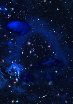 Small part of an infinite star field of space in the Universe. "Elements of this image furnished by NASA""."