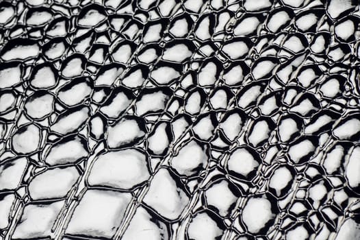 The black lacquered leather is as texture background.