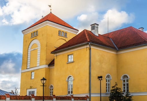 central tower of the castle of the Livonian Order, Ventspils, Latvia