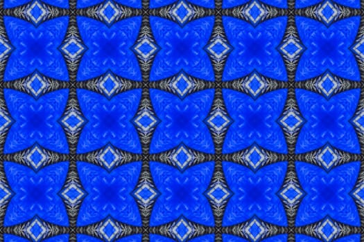 abstract pattern in blue,kaleidoscopic background