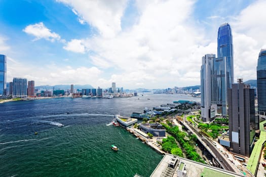 hong kong urban city at day