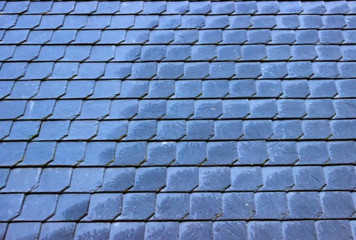 Facade made of slate as a background
