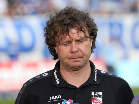 Head coach Stefan Krämer (FC Rot-Weiß Erfurt) after the 3rd league season 2016/2017 point game 1.FCM against FC Rot-Weiß Erfurt