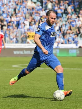 Christopher Handke (1.FC Magdeburg) in the 3rd league season 2016/2017 point game 1.FCM against FC Rot-Weiß Erfurt