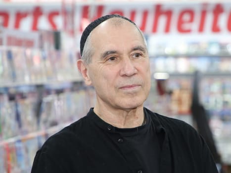 Georgi Gogow on a promotional tour with the cult band City for the new CD "Das Blut so laut"" on 10.04.2017 in Magdeburg"