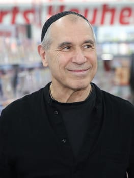 Georgi Gogow on a promotional tour with the cult band City for the new CD "Das Blut so laut"" on 10.04.2017 in Magdeburg"