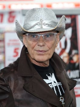 Guitarist Fritz Puppel on a promotional tour with the cult band City for the new CD "Das Blut so laut"" on 10.04.2017 in Magdeburg"