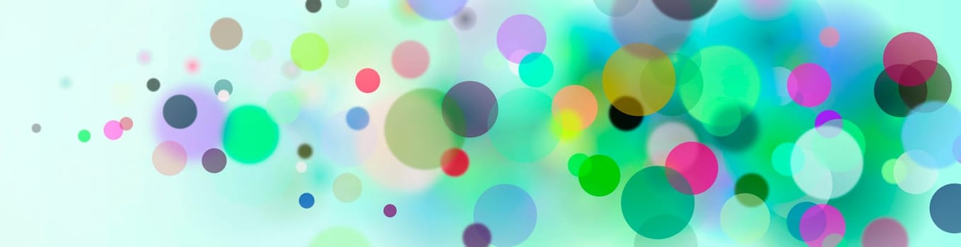 abstract banner concept background lights circles colorful gradient