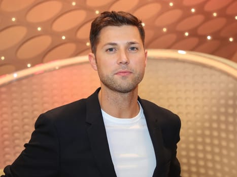 Andreas Ferber ( friend of Vanessa Mai) after the ZDF program "Willkommen bei Carmen Nebel"",broadcast on 13.04.2017"