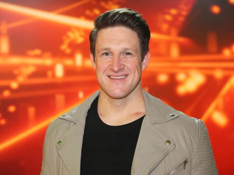 Matthias Steiner after the ZDF program "Willkommen bei Carmen Nebel"",broadcast on 13.04.2017"