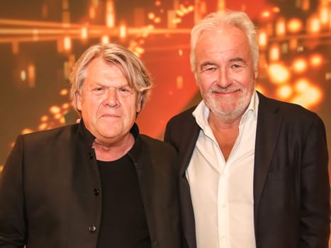Olsen Brothers after the ZDF program "Willkommen bei Carmen Nebel"",broadcast on 13.04.2017"