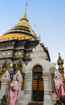 Ancient Buddhist temple of Wat Phra That Lampang Luang in Lampang,Thailand