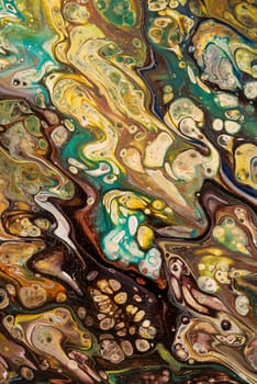 Abstract creative painted background with acrylic paints on canvas as modern and contemporary art