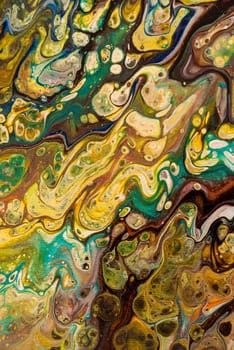 Abstract creative painted background with acrylic paints on canvas as modern and contemporary art