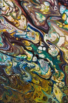 Abstract creative painted background with acrylic paints on canvas as modern and contemporary art