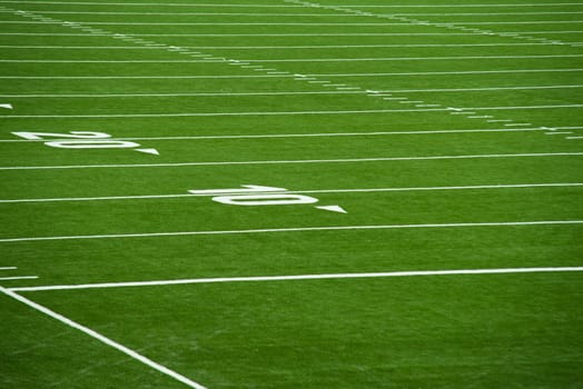 close up on football pitch-yards