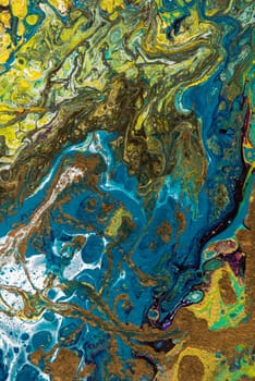 Abstract creative painted background with acrylic paints on canvas as modern and contemporary art