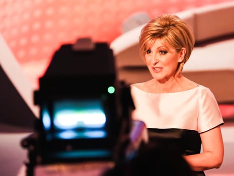 Presenter Carmen Nebel during the ZDF program "Willkommen bei Carmen Nebel"",broadcast on 13.04.2017"