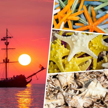Collage of Caribbean sensations.