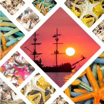 Collage of Caribbean sensations.