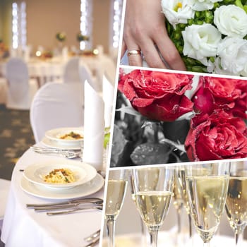 Collage of Wedding time sensational