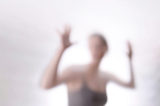 anxious young woman