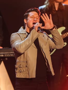 Matthias Steiner during the ZDF program "Willkommen bei Carmen Nebel"",broadcast on 13.04.2017"