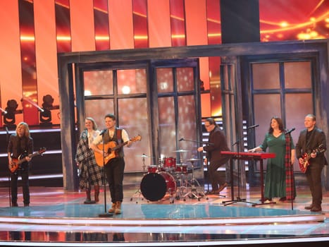 The Kelly Family during the ZDF program "Willkommen bei Carmen Nebel"",broadcast on 13.04.2017"