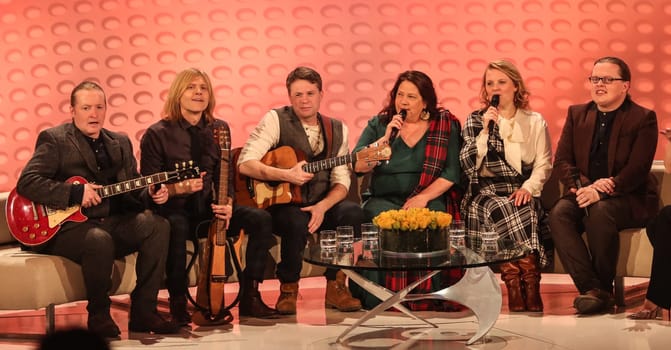The Kelly Family during the ZDF program "Willkommen bei Carmen Nebel"",broadcast on 13.04.2017"